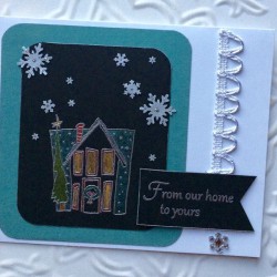 Holiday Home Rubber Stamp Holiday Home Rubber Stamp