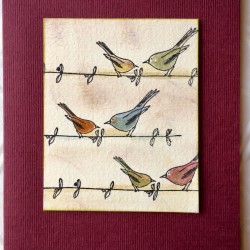 Two Little Birds Rubber Stamp Two Little Birds Rubber Stamp