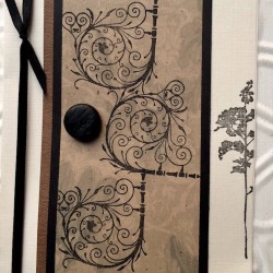 Dawne's Italian Gate Rubber Stamp Dawne's Italian Gate Rubber Stamp