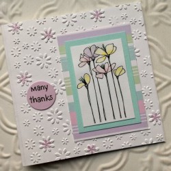 Emily's Garden Rubber Stamp Emily's Garden Rubber Stamp