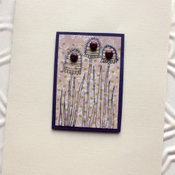 Polka Dot Background Rubber Stamp