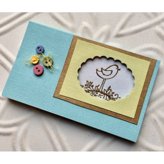 Sweet Little Bird Rubber Stamp