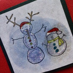 Twiggy Snowman Rubber Stamp Twiggy Snowman Rubber Stamp