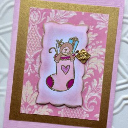 Stuffed Stocking Rubber Stamp Stuffed Stocking Rubber Stamp