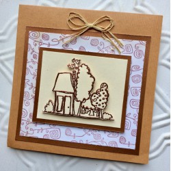 Happy Home Rubber Stamp Happy Home Rubber Stamp
