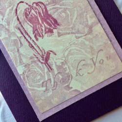 Vintage Columbine Rubber Stamp Vintage Columbine Rubber Stamp