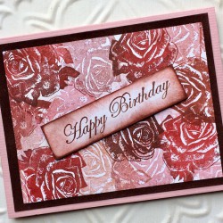 Vintage Rose Rubber Stamp Vintage Rose Rubber Stamp