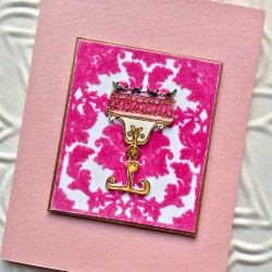 Decadent Cake Rubber Stamp Decadent Cake Rubber Stamp