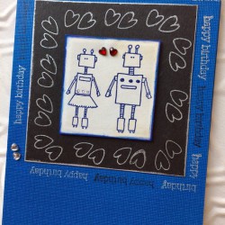 Mini Hearts Rubber Stamp