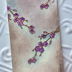 Cherry Blossom Branch Rubber Stamp Cherry Blossom Branch Rubber Stamp