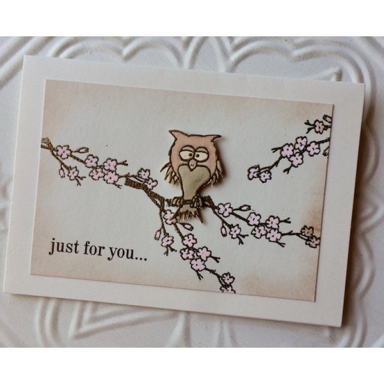 Who gives a hoot owl Rubber Stamp