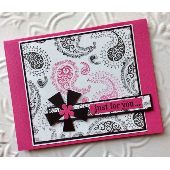 Paisley Rubber Stamp