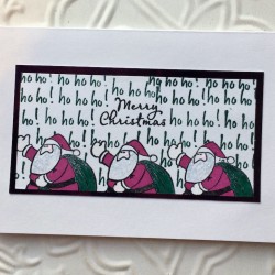 Santa with Sack Rubber Stamp