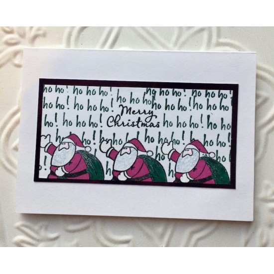 Santa with Sack Rubber Stamp