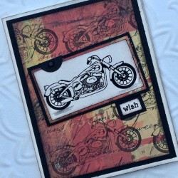 Twin V Motorcycle Rubber Stamp Twin V Motorcycle Rubber Stamp