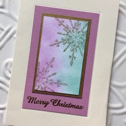 Hearts-in-Ice Snowflake Rubber Stamp Hearts-in-Ice Snowflake Rubber Stamp