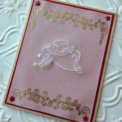 Christmas Swag Rubber Stamp