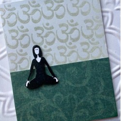 Yoga Girl Rubber Stamp Yoga Girl Rubber Stamp