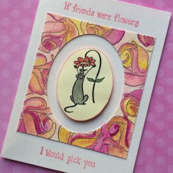 Garden Mouse Rubber Stamp Garden Mouse Rubber Stamp
