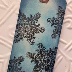 Baroque Snowflake Rubber Stamp Baroque Snowflake Rubber Stamp