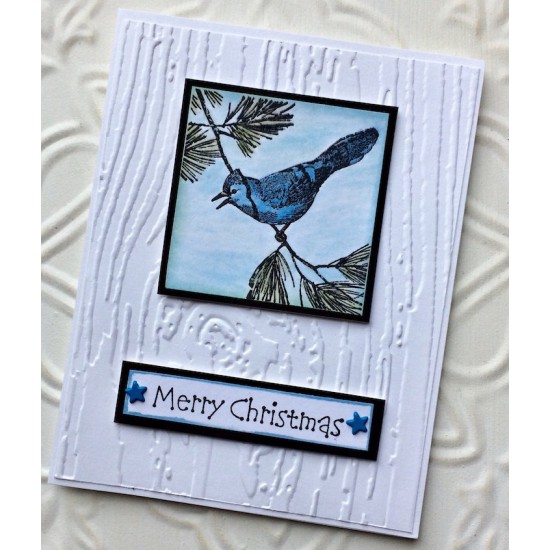 Blue Jay Rubber Stamp