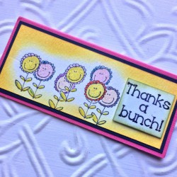 Daisy Face Rubber Stamp Daisy Face Rubber Stamp