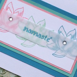 namaste Rubber Stamp namaste Rubber Stamp