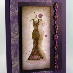 Siren Dress Rubber Stamp Siren Dress Rubber Stamp
