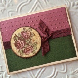 Rose Cluster Rubber Stamp Rose Cluster Rubber Stamp