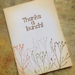 Thanks a bunch! Rubber Stamp Thanks a bunch! Rubber Stamp