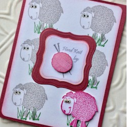 Bashful Sheep Rubber Stamp Bashful Sheep Rubber Stamp