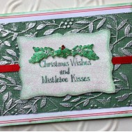 Christmas Wishes and Mistletoe Kisses Rubber Stamp Christmas Wishes and Mistletoe Kisses Rubber Stamp