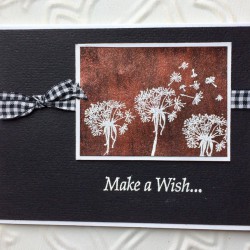 Dandelion Wish Flower Rubber Stamp Dandelion Wish Flower Rubber Stamp