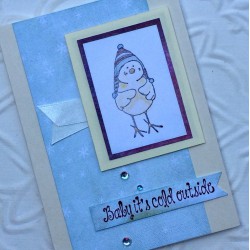 Rupert Baby Bird Rubber Stamp