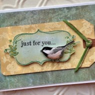 Little Chickadee Bird Rubber Stamp Little Chickadee Bird Rubber Stamp