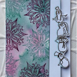 Snowman Totem Pole Rubber Stamp Snowman Totem Pole Rubber Stamp