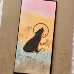 Howling Wolf Rubber Stamp Howling Wolf Rubber Stamp