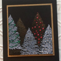 Natural Christmas Tree Rubber Stamp Natural Christmas Tree Rubber Stamp