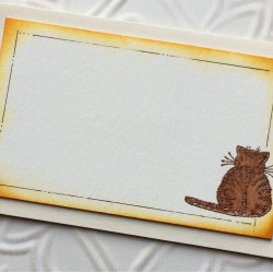 Cat-itude Cat Rubber Stamp Cat-itude Cat Rubber Stamp
