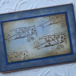 Biplane Rubber Stamp Biplane Rubber Stamp