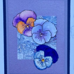 Pansy Rubber Stamp