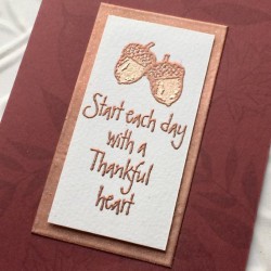 A Thankful Heart Rubber Stamp A Thankful Heart Rubber Stamp