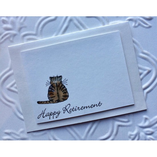 Cat-itude Cat Rubber Stamp