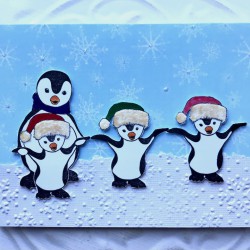 First Steps Penguin Rubber Stamp First Steps Penguin Rubber Stamp
