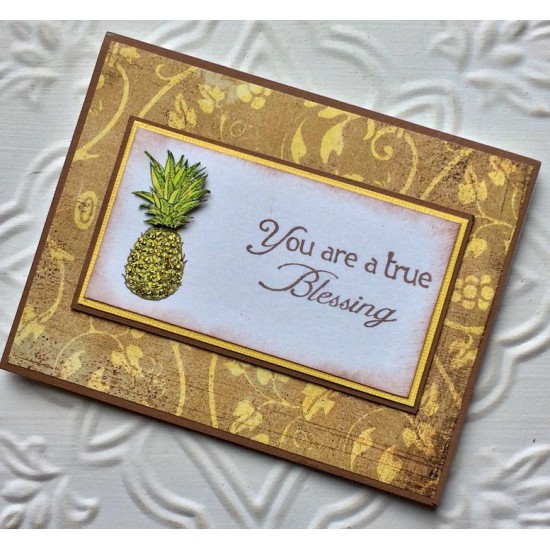 Pineapple Rubber Stamp