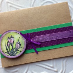 Crocus Rubber Stamp